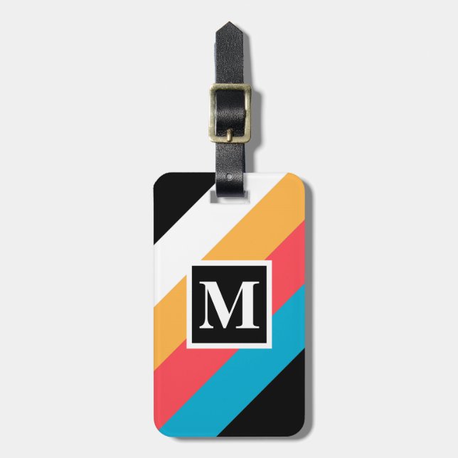 Vintage Mönster Bagagebricka (Vertikal Framsida)