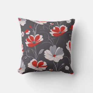 Vintage mönster, blommigt för elegant kudde