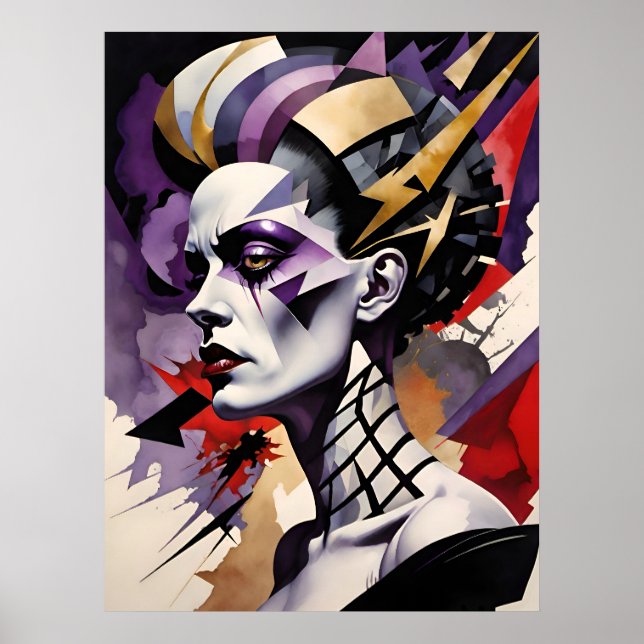 Vintage Monster Bride Poster (Framsidan)