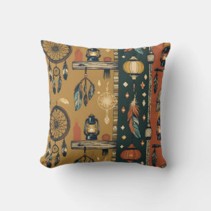 Vintage mönster design kudde