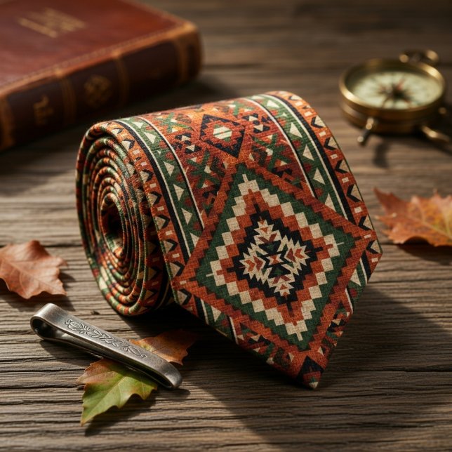 Vintage-mönster från indianer slips (Skapare uppladdad)