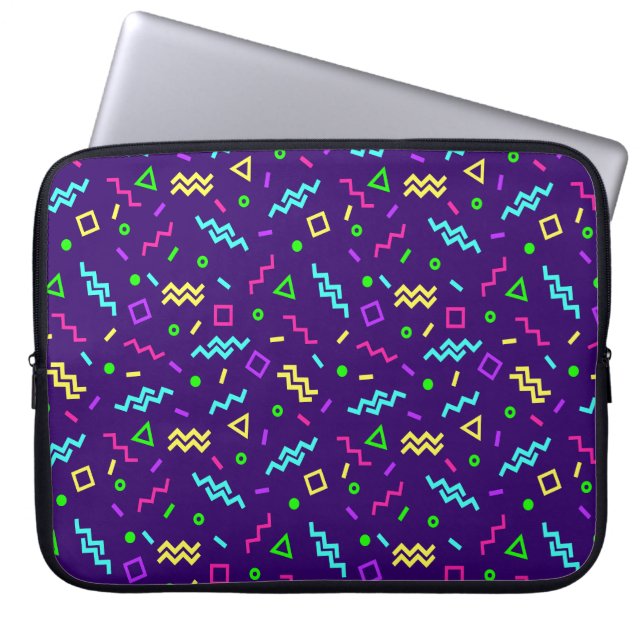 Vintage Mönster Laptop Fodral (Framsidan)