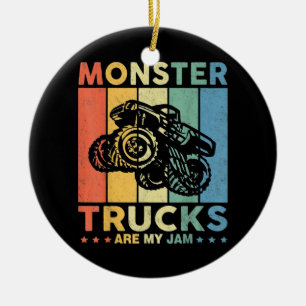 Vintage Monster Lastbil är min Sylt Julgransprydnad Keramik