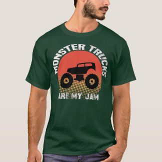 Vintage Monster Lastbil är Mina Sylt roliga Lastbi T Shirt