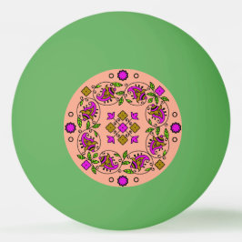 vintage mönster pingisboll