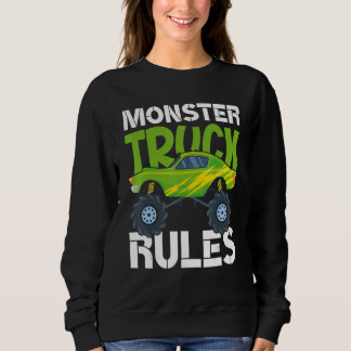 Vintage Monster Truck Rules Cool Engines Truck  1 T Shirt