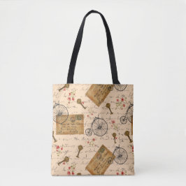 vintage mönster tygkasse