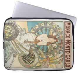 Vintage Mont-Carlo Poster av Alphonse Mucha Laptop Fodral