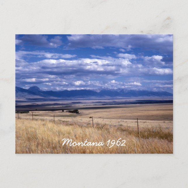 Vintage Montana vycard Vykort (Framsida)