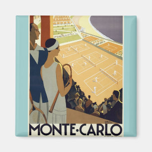 Vintage Monte - carlo Monaco reser Magnet