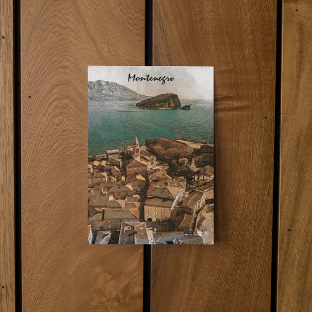 Vintage Montenegro Balkanresor Vykort (montenegro balkan travel vintage postcard)