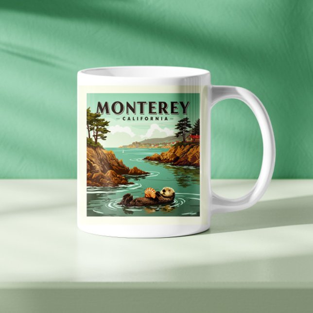 Vintage Monterey California Kaffemugg (Skapare uppladdad)