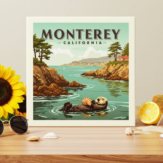 Vintage Monterey California Kakelplatta (Skapare uppladdad)