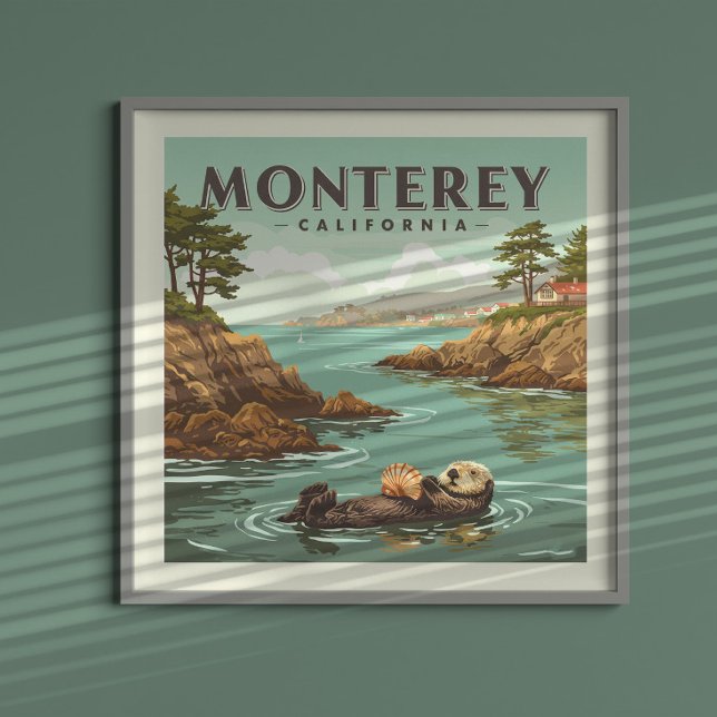 Vintage Monterey California Poster (Skapare uppladdad)