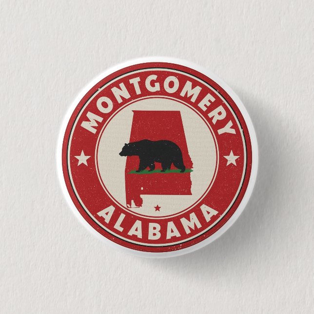 Vintage Montgomery, Alabama presenter Knapp (Framsida)