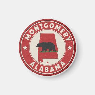 Vintage Montgomery, Alabama presenter Magnet