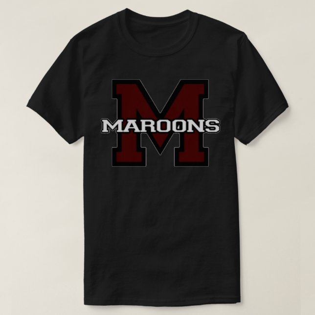 Vintage Montreal Hockey Retro Maroons T Shirt (Design framsida)