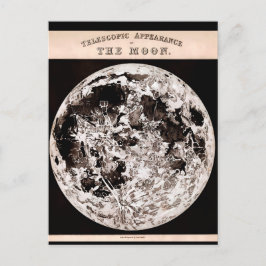 Vintage Moon Postcard Vykort