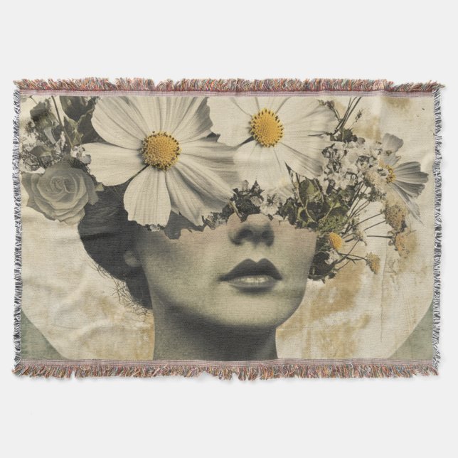 Vintage Moonlit - Boho Vintage Elegance Filt (Framsidan)