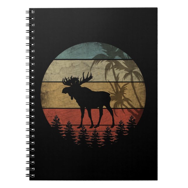 VINTAGE MOOSE ANTECKNINGSBOK (Framsidan)