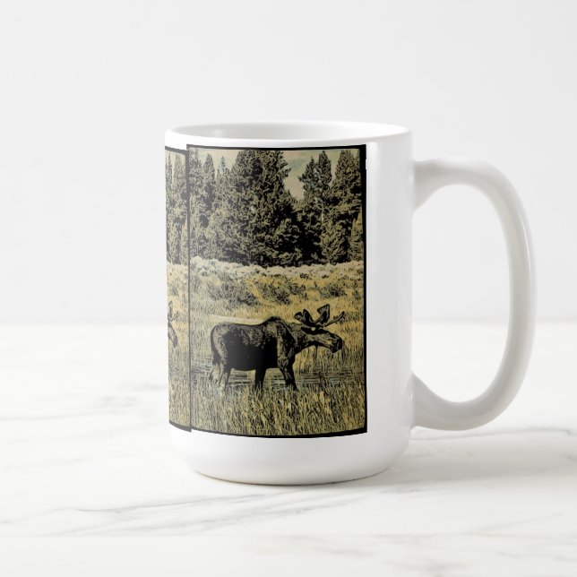 Vintage Moose Kaffemugg (Höger)