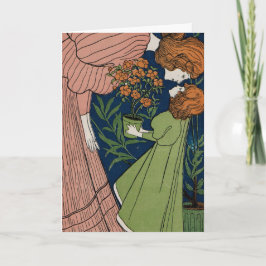 Vintage Mor & dotter Mors dag Kort