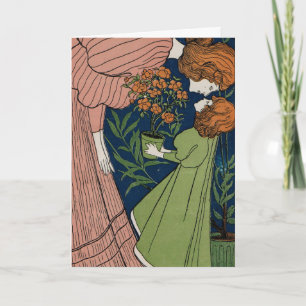 Vintage Mor & dotter Mors dag Kort