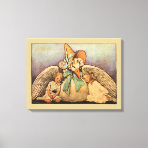 Vintage Mor Goose Children Jessie Willcox Smith Canvastryck