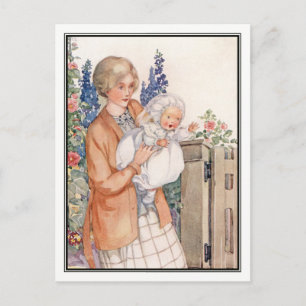 Vintage Mor och Baby av Anne Andersson Vykort