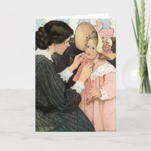 Vintage Mor och Child by Jessie Willcox Smith Kort