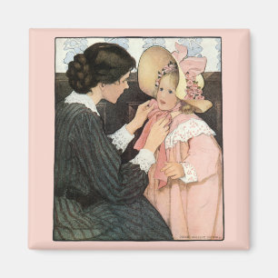 Vintage Mor och Child by Jessie Willcox Smith Magnet