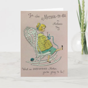 Vintage-Mor-to-be-Mors dag-kort Kort