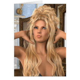 Vintage Morgon Hälsningskort