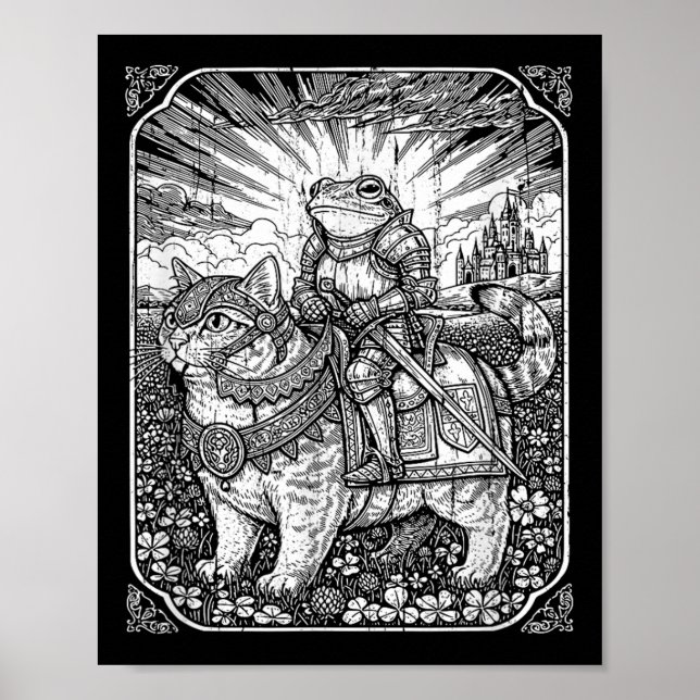 Vintage Mörk Academia Hallowee Poster (Framsidan)