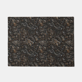 Vintage mörk, brunfärgat, verktygsläder