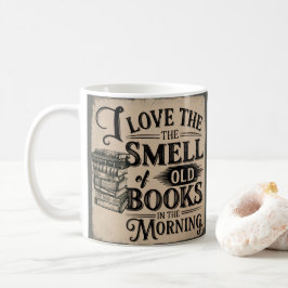 Vintage Mörk grönt Bok Lovers Mug Kaffemugg