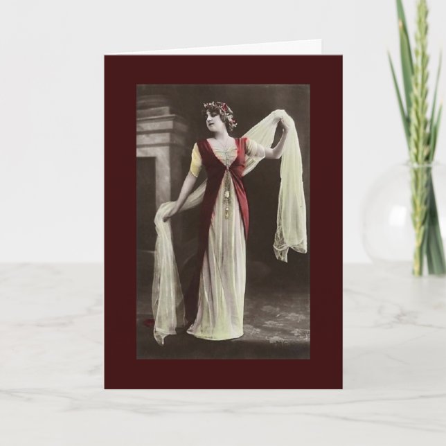 Vintage Mors dag Kort (Framsida)