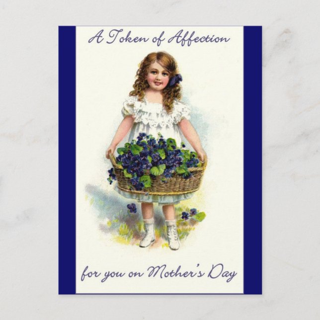 Vintage Mors dag Vykort (Framsida)