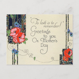 Vintage Morsdags vykort