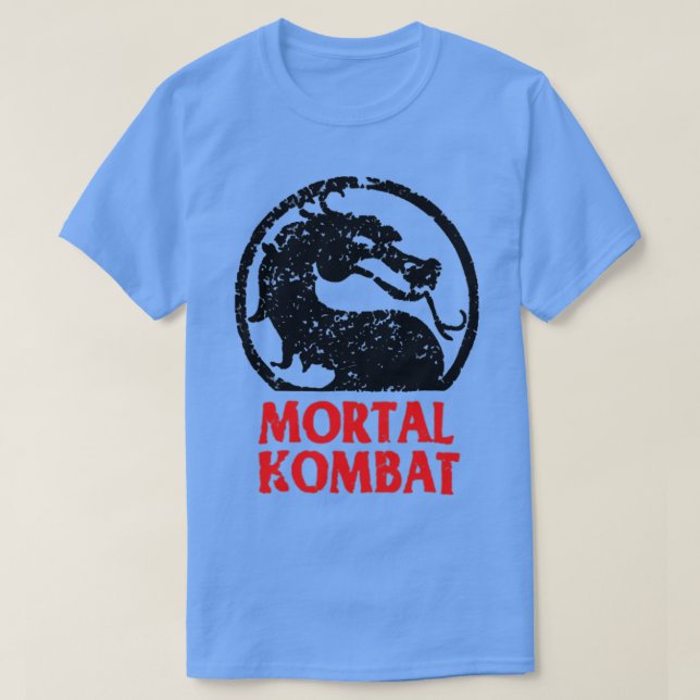 vintage mortal kombat1 t shirt (Design framsida)