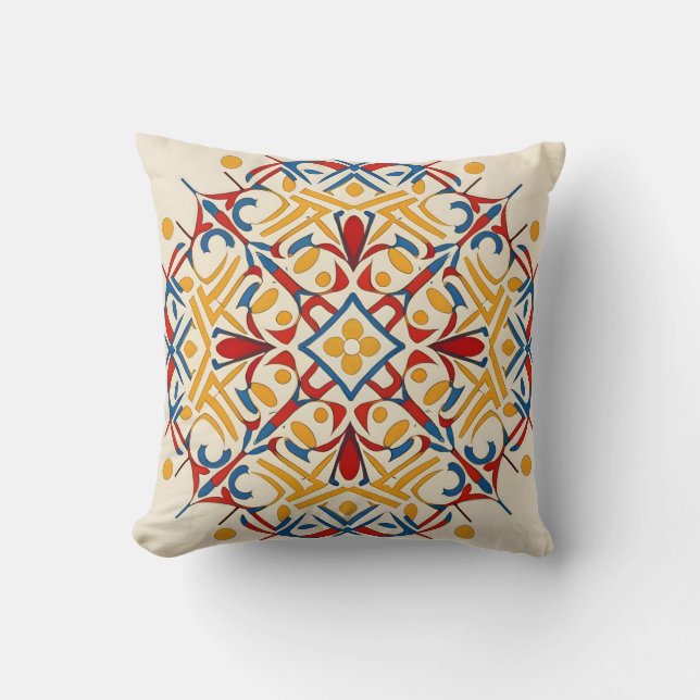 vintage mosaik kudde (Framsida)