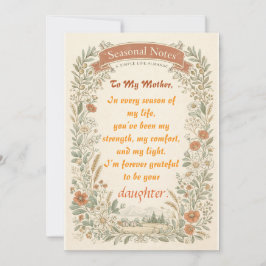 Vintage Mother’s Day Card from Daughter Julkort