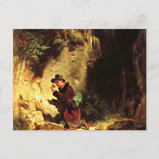 Vintage-Motive Spitzweg - Geotech Vykort (Framsida)