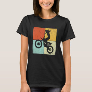 Vintage Motocross Bike Dirtcycle Tävla Retro Dirt T Shirt