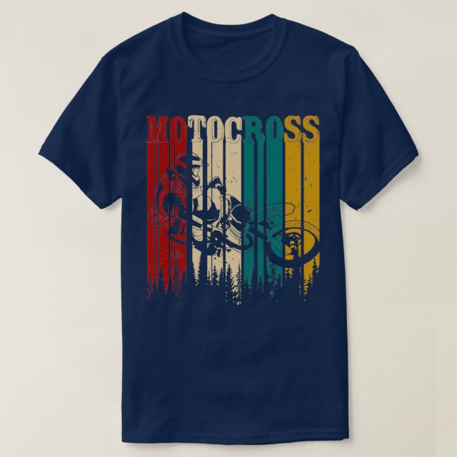 Vintage Motocross Mx Supercross  T Shirt (Design framsida)
