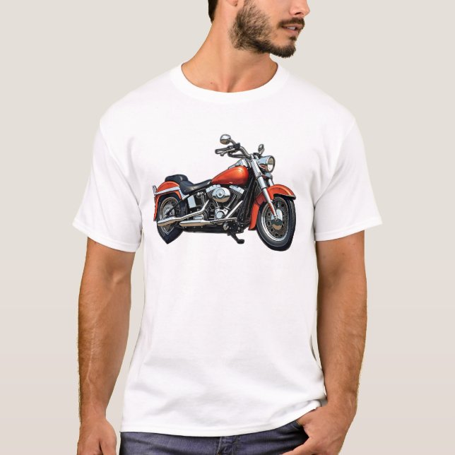 Vintage Motocycle Motorcycle T-shirt (Framsida)