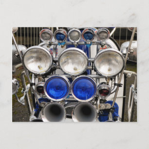 VINTAGE MOTOR SCOOTER VYKORT