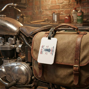 Vintage Motorcycle Riders Inc Bagagebricka