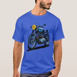 Vintage Motorcykel Cafe Racer-familj T Shirt