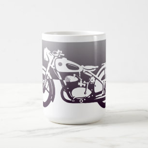 Vintage motorcykel kaffemugg